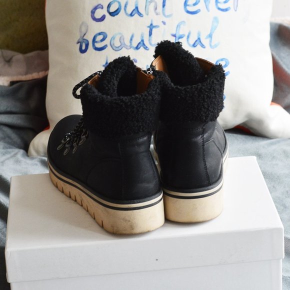 Susina Hanna Hiker Bootie in Black - Picture 3 of 10